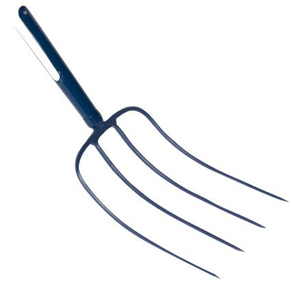 Outils perrin Fourche à fumier à Soie 4 Dents sans Manche
