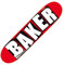 Baker Brand Logo Deck – 8,25 Rot/Weiß