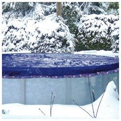 Telo invernale per piscina fuori terra 3 m per laghetto 2,4 m - 852048