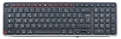 Contour Design Balance Clavier Bluetooth ĄŽERTY Français Noir - Claviers (Standard, sans Fil, Bluetooth, ĄŽERTY, Noir)