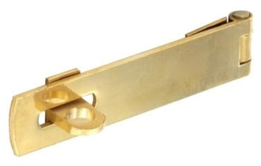 SEC HASP+Staple Brass 75MM S1464