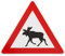 ORIGINAL Verkehrszeichen Nr. 101 m. Sonder-Symbol Elch 630 mm SL Hinweisschild Verkehrsschild RAL-Gütezeichen Schild Verkehrsschilder Schilder Straßenschild Straßenzeichen Hinweiszeichen Hinweisschild