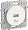 Odace - prise alimentation chargeurs USB blanche - sortie 5V, 1A