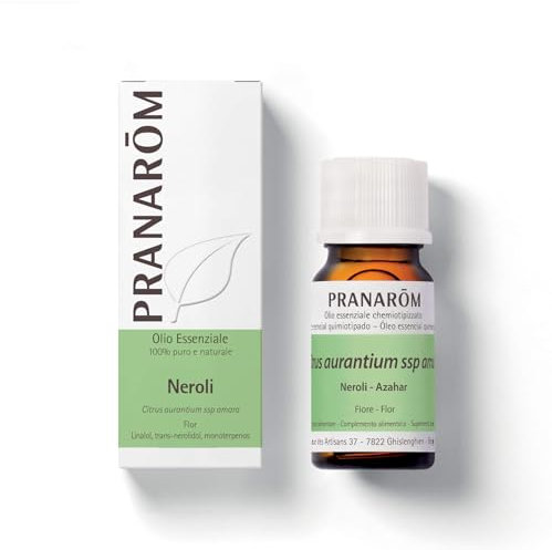 Olio Essenziale di Neroli Bio Pranarôm - Citrus Aurantium ssp. Amara - Rilassante, Anti-Stress, Rigenerante per la Pelle - 100% Puro e Naturale da Fiori di Arancio Amaro - 2 ml