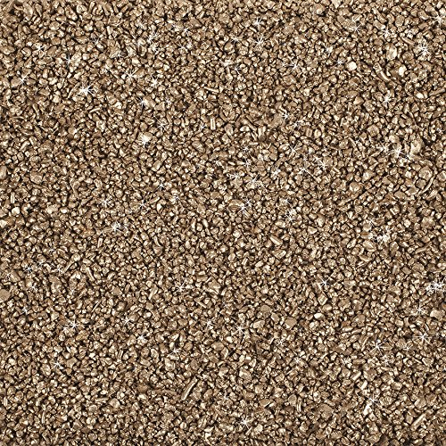 Eurosand Glitter - GLASGRANULAT 1-2 mm. 1 kg. Glas Granulat, Streudeko. 1000 g in Gold -39
