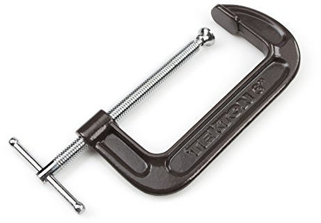 TEKTON 4027 6 Zoll Hochleistungs- C-Schraubzwinge / Tischklemme, 15,2cm Backenbreite