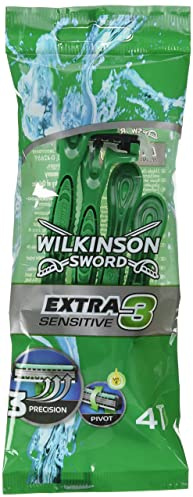 Wilkinson Sword Extra 3 Sensitive Herren Einwegrasierer , 4 + 2 St