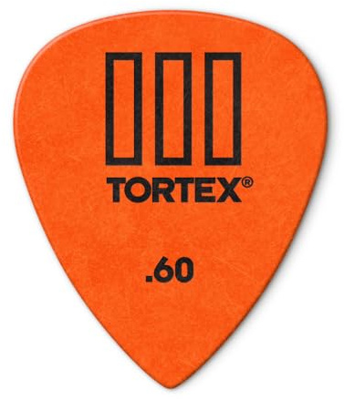 Jim Dunlop 462P.60 Tortex III Player Pack (Pack of 12)