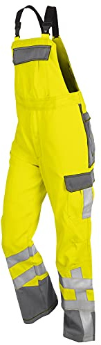 KÜBLER Workwear | SAFETY 7 Arbeitslatzhose PSA 3 | warngelb/anthrazit | Größe 94