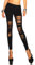 Cindio sexy Fashion Damen Blickdichte Leggings mit vielen Schlitzen EIN echte Hingucker