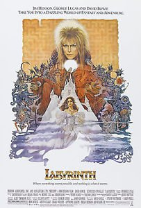 LABYRINTH - David Bowie Jennifer Connelly - 1986 Movie Poster - Poster Size : A3