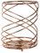 Premier Housewares 507550 Kuper Utensil Holder, Rose Gold, 13 cm