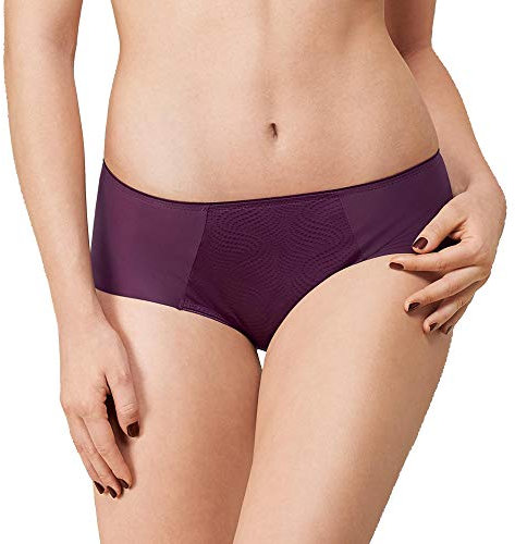 Triumph Damen Essential Minimizer Hipster X Hipster, per Pack Violett (AUBERGINE 3391), 36 (Herstellergröße: 36)