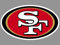 NFL San Francisco 49ers 63074011 Perfect Cut Farbaufkleber, 10,2 x 10,2 cm, Schwarz
