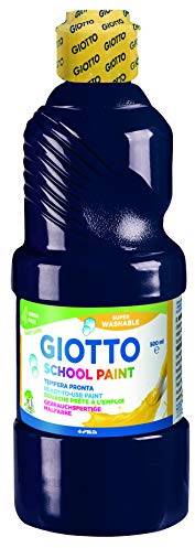GIOTTO SCHOOL PAINT 500ML BLACK, 535324