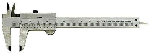 Forum Taschenmessschieber Klein 100 mm, Feststellschraube, 4317784855921