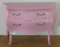 Casa Padrino Barock Kommode Rosa 120 x 85 x 55 cm - Möbel