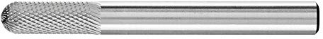 PFERD HM-Frässtift, Walzenrundform WRC, Zahnung MICRO, Frässtift-ø 6mm, Schaft-ø 6mm, Länge 55mm, 21105076 – für die Feinbearbeitung auf nahezu allen Materialien bis 68 HRC