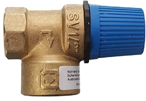 Cornat T593714 Sicherheitsventil, 1/2 Zoll -8.0 bar 8,0 bar