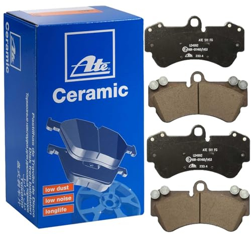 ATE CERAMIC Bremsbelagsatz hinten 13.0470-4850.2 | Kompatibel mit: AUDI Q7, PORSCHE CAYENNE, VW TOUAREG