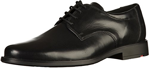 LLOYD Herren Schnürhalbschuhe Nevio, Männer Businessschuhe,Derby,schnürer,Businessschuhe,Anzugschuhe,Derby,schnürung,Office,SCHWARZ,48.5 EU / 13 UK