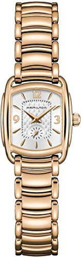 Hamilton Damen Armbanduhr Analog Quarz Edelstahl H12341155