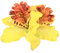 Diawell Orchidee Haarblume Haarclip Haarspange Blume Blüte Ansteckblume Haarschmuck