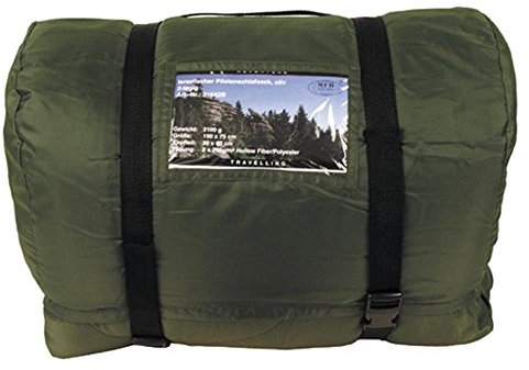 MFH Israelischer Pilotenschlafsack, Oliv, 2-lagig