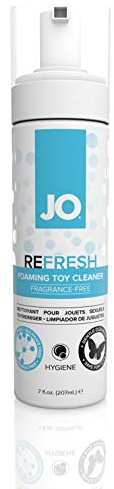 JO Refresh Foaming Toy Cleaner – Fragrance Free Hygienic Foaming Toy Cleaner for All Materials – 7 fl oz