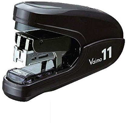 Max HD11FLKBK Flat Clinch Light Effort Heftgerät, 35 Blatt Kapazität, Schwarz