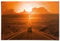REINDERS Poster, Monument Valley, Wohnzimmer, Poster, Wanddeko, Room Decor, 150 gr. glänzend Bilderdruckpapier, Orange, 61x91,5cm