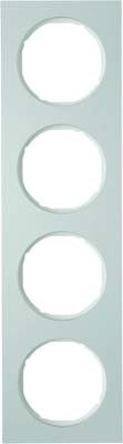 Marco 4E, R.3, aluminio/blanco, brillo