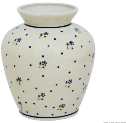 Original Bunzlauer Keramik Vase / Blumenvase , Höhe 17,0cm im Dekor 111