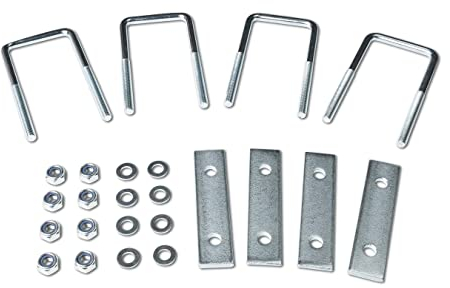 4 U-Bügel - groß - Halterungen, Befestigungssatz für Deichselbox, Halter für Staubox, Werkzeugkasten, Montagesatz MON4004