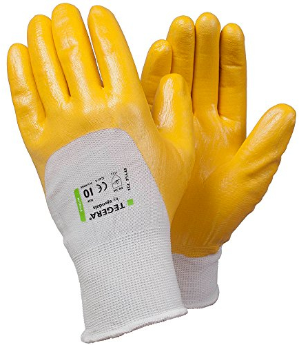 Ejendals Synthetikhandschuh Tegera 722, Größe 10, 1 Stück, weiß/gelb, 722-10