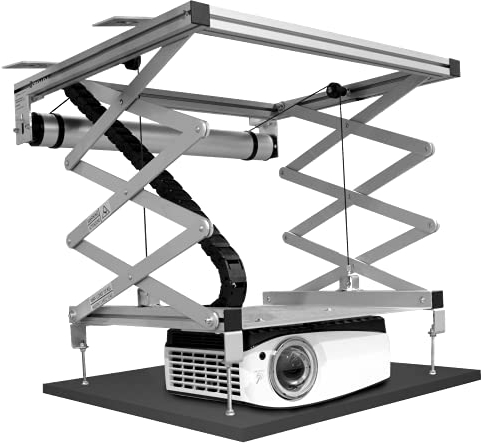 celexon Ascenseur Professionnel pour vidéoprojecteurs motorisé PL1000-96cm - 15 kg - Adapté aux plafonds Suspendus