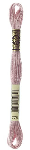 DMC 6-Strand Embroidery Cotton Floss, Very Light Antique Mauve