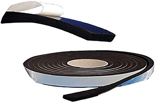 Tre Emme 96036 Guarnizione Adesiva, Nero, 5 x 25 mm