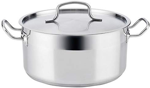 Quid Cla Inoxidable Azzero de Acero Inox 28 x 13,5cm - 7,9l | Acero, Acero Inox, forma redondo, acabado metalizado, 28 x 13,5cm - 7,9l