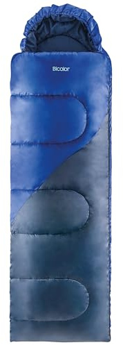 Ferrino Bicolor Schlafsack, Blau, L