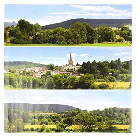 Gaugemaster GM708 Pretty British Town Large Photo Backscene (2744x304mm)