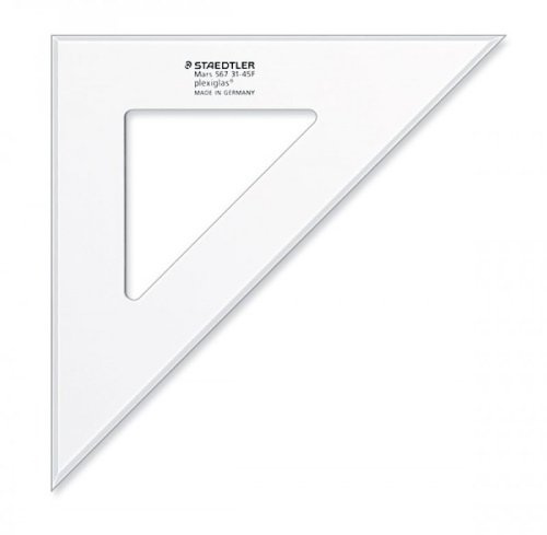 Staedtler - Zubehör, Zubehör – Plexiglaswinkel 31 cm 45°/45° professionell