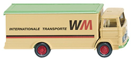 Wiking 043601 - Koffer-Lkw (MB LP 1317) WM Internationale Transporte - 1:87
