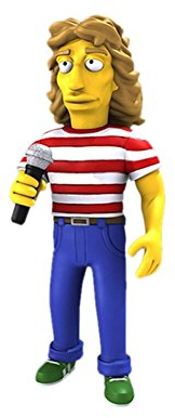 NECA Simpsons 25th Anniversary - Roger Daltrey 12,5 cm Action Figure Series 2