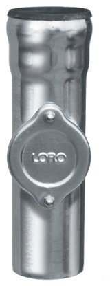 LORO-X Reinigungsrohr m. Steckmuffe DN 125, Öffnung rund, fvz.