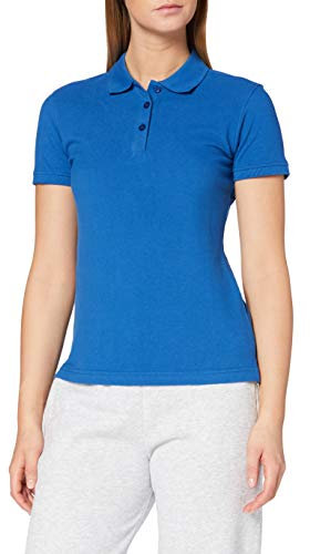 CliQue Damen Regular Fit Poloshirt,Blue (Royalblue), 44 EU (Herstellergröße:XX-Large)
