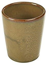 Nextday Catering Equipment Supplies nev-cc-br10 Terra cerámica, rústico cónico taza, 10 cm, color marrón (Pack de 12)