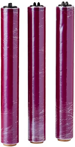 Wrapmaster 1000 Lot de 3 recharges de film étirable 300 mm x 100 m