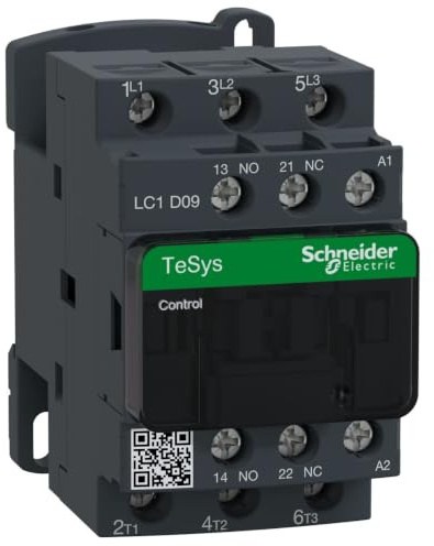 Schneider Electric TeSys D - AC Contactor, 240 V AC, 50/60 Hz, 3 Pole, 3NO, 12A, Fixed & DIN Rail Mounting, LC1D12U7