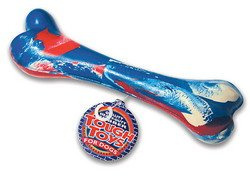 HAPPYPET Rubber Bone 8 | Solid rubber dog chew bone – durable, long-lasting toy for strong chewers, gentle on teeth and gums